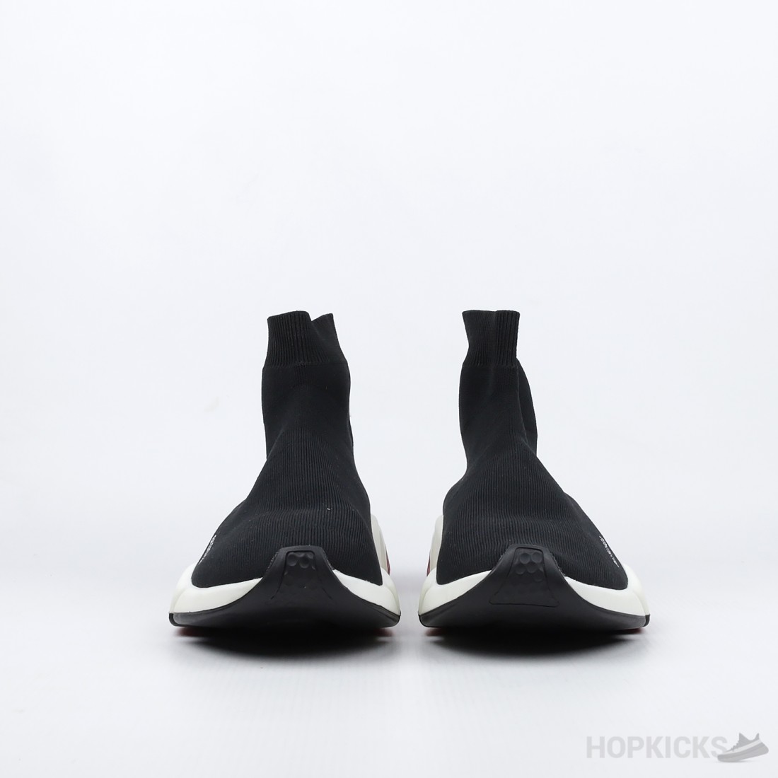 Balenciaga speed runner black red top